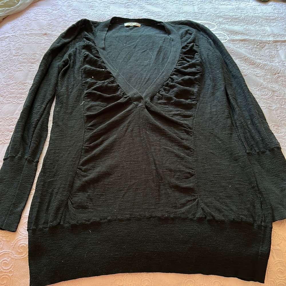 Lux Brand Black long sleeve shirt- Size L